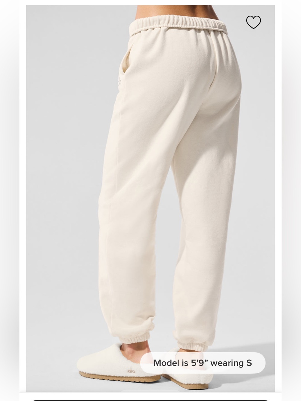 NWT! ALO Yoga Accolade Sweatpant in Ivory - Picture 2 of 9